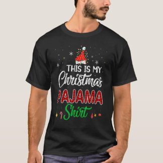 T-shirt C'Est Ma Famille De Pyjama De Noël Qui Correspond