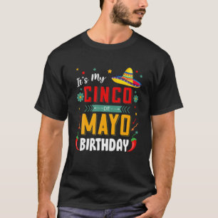 T-shirt C'est ma fête d'anniversaire de Cinco De Mayo