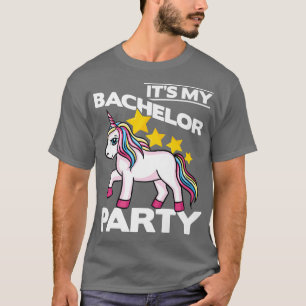 T-shirt C'Est Ma Fête De Bachelor Pour Groom Naughty Drôle