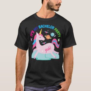 T-shirt c'est ma fête de célibataire Cute Unicorn 1