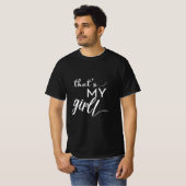T-shirt C'est ma fille (Devant entier)