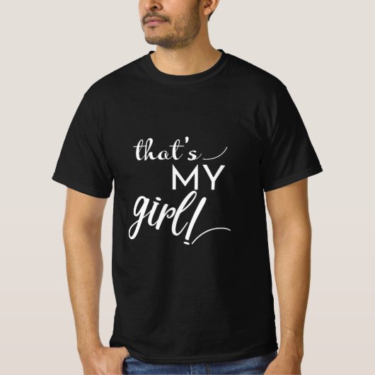 T-shirt C'est ma fille (Devant)