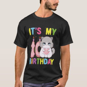 T-shirt C'est ma fille de 10 ans pour mon 10ème anniversai