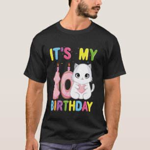 T-shirt C'est ma fille de 10 ans pour mon 10ème anniversai
