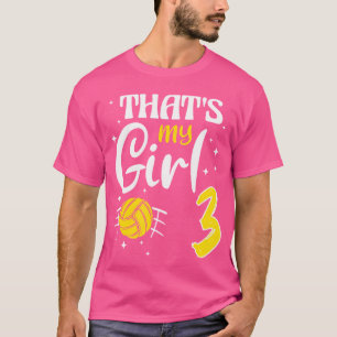 T-shirt C'Est Ma Fille Volleyball 3