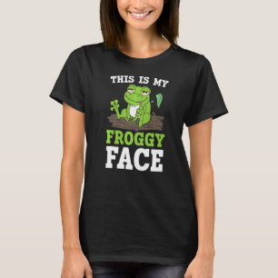 T-shirt C'Est Ma Grenouille Froggy Face Tadpole Amphibienn