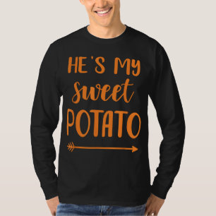 T-shirt C'est ma patate douce pour le couple thanksgiv