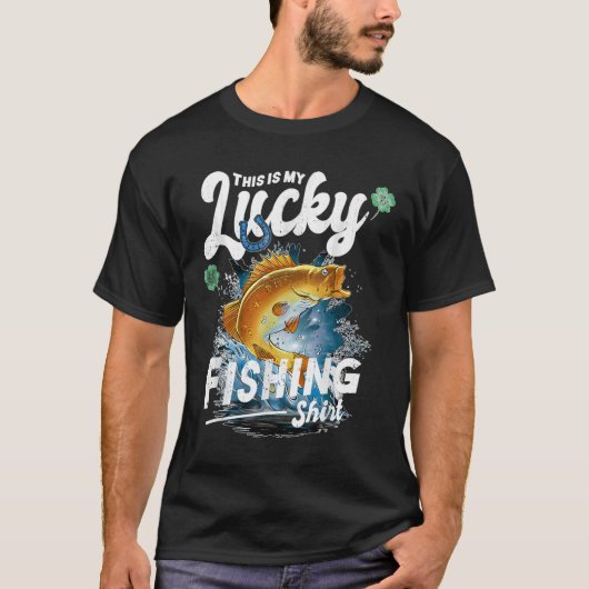 T-shirt C'est Ma Pêche Chanceuse (Devant)