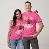 T-shirt C'Est Ma Petite-Fille Là-Bas, Grand-Mère De Footba (Unisexe)