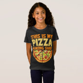 T-Shirt C'Est Ma Pizza Qui Fait (Devant entier)