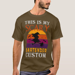 T-shirt C'Est Ma Scandale Bartender Custom Halloween Party