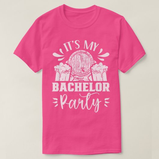 T-shirt C'est ma soirée de bachelor équipe du marié de la (Design devant)