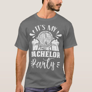 T-shirt C'est ma soirée de bachelor équipe du marié de la