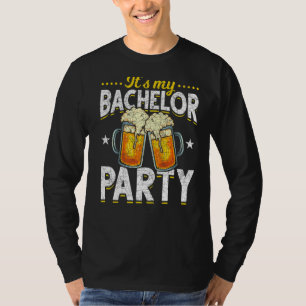 T-shirt Cest Ma Soirée dEnterrement de Vie de Garçon Bière