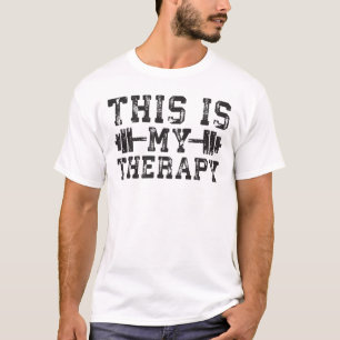 T-shirt C'Est Ma Thérapie - Gym Workout Inspirational