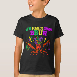 T-shirt C'est Mardi Gras Bruh Funny Crawfish Carnival Kid