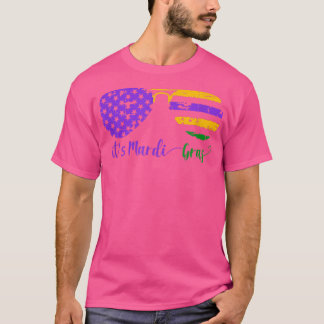 T-shirt C'est Mardi Gras Lunettes Carnival Grat Mardi