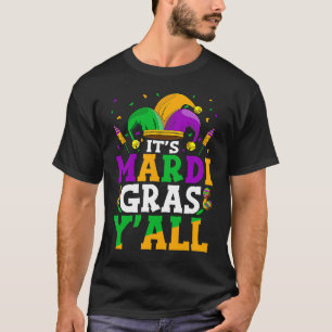 T-shirt C'est Mardi Gras Y'all Costume Mardi Gras Mask Bea