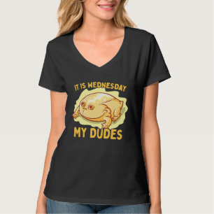 T-shirt C'est mercredi les gars meme de grenouille class