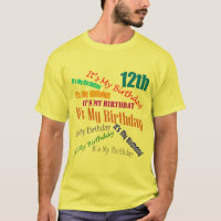C'est mes 12èmes cadeaux d'anniversaire
