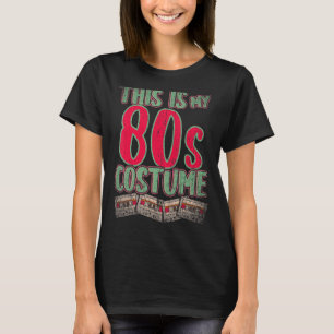 T-shirt C'Est Mes 80s Costume Party 1980 Retro Cassette E