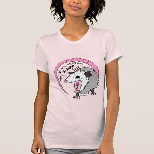 T-shirt C'est mes couleurs lumineuses de repos de visage (Devant)