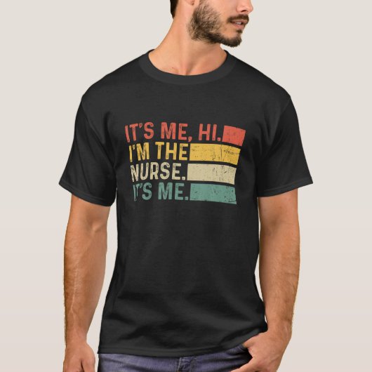 T-shirt C'est moi Bonjour Je suis l'infirmière C'est moi V (Devant)
