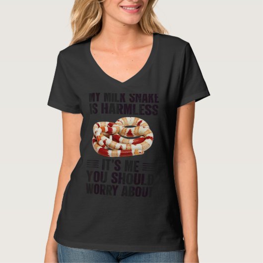 T-shirt C'Est Moi Que Tu Devrais T'Inquiéter Du Serpent De (Devant)