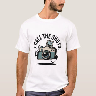 T-shirt C'est Moi Qui Décide Ici Drôle Photographe