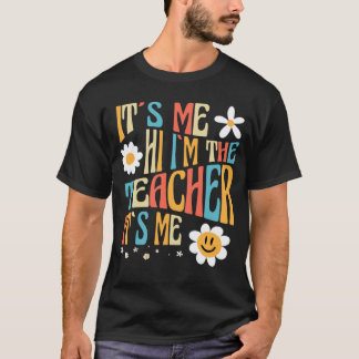 T-shirt C'est moi salut je suis le professeur C'est moi ci