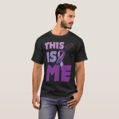 T-shirt C'Est Moi - Violet Ribbon Sensibilisation (Devant entier)