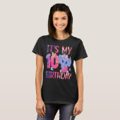 T-shirt C'est mon 10e anniversaire Dixième anniversaire 10 (Devant entier)