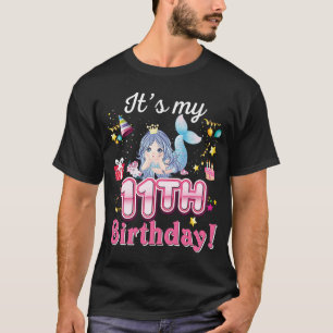 T-shirt C'est mon 11e anniversaire 11 ans de bonne mère he