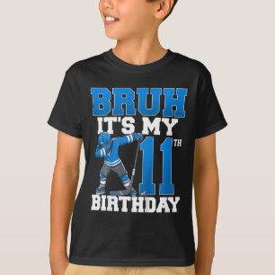 T-shirt C'est mon 11e anniversaire de hockey sur glace 11