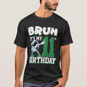 T-shirt C'est mon 11e anniversaire garçon football Footbyl