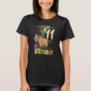 T-shirt C'est mon 11e anniversaire Hyena
