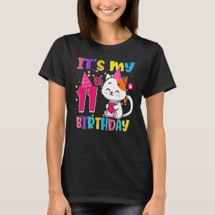 T-shirt C'est mon 11e cadeau d'anniversaire 11 ans fille d