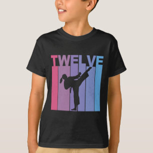 T-shirt C'est mon 12e Anniversaire Karate Girl Martial Art