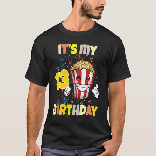 T-shirt C'est mon 13 anniversaire (Devant)