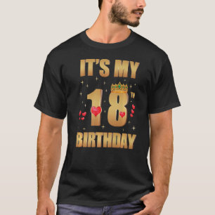 T-shirt C'est mon 18e anniversaire 18 ans 18e anniversaire