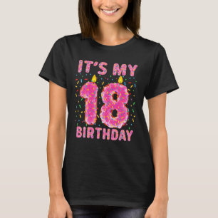 T-shirt C'est mon 18e anniversaire de Donut Doux 18 ans