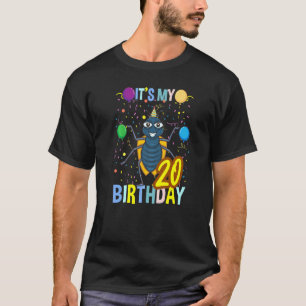 T-shirt C'est mon 20e anniversaire de bug Entomologie