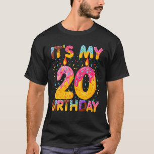 T-shirt C'est mon 20e anniversaire de Donut sucré 20 ans