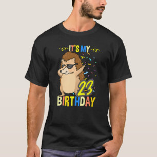 T-shirt C'est mon 23e anniversaire Hérisson