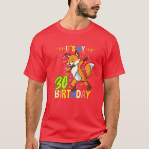 T-shirt C'Est Mon 30E Anniversaire Dabbing Fox