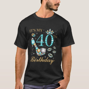 T-shirt C'est mon 40e anniversaire 40 ans 40e anniversaire