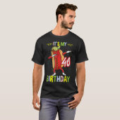 T-shirt C'est Mon 40e Anniversaire Chaud (Devant entier)