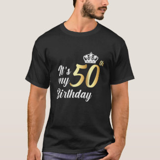 T-shirt C'est Mon 50E Anniversaire 1971 Cadeau Cinquante A