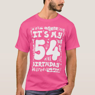 T-shirt C'Est Mon 54E Anniversaire Avec Hip hop Et Graffit