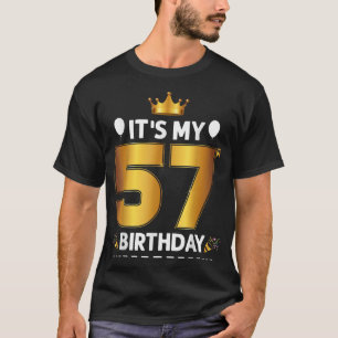 T-shirt C'Est Mon 57 Anniversaire 57ème Anniversaire 57 An